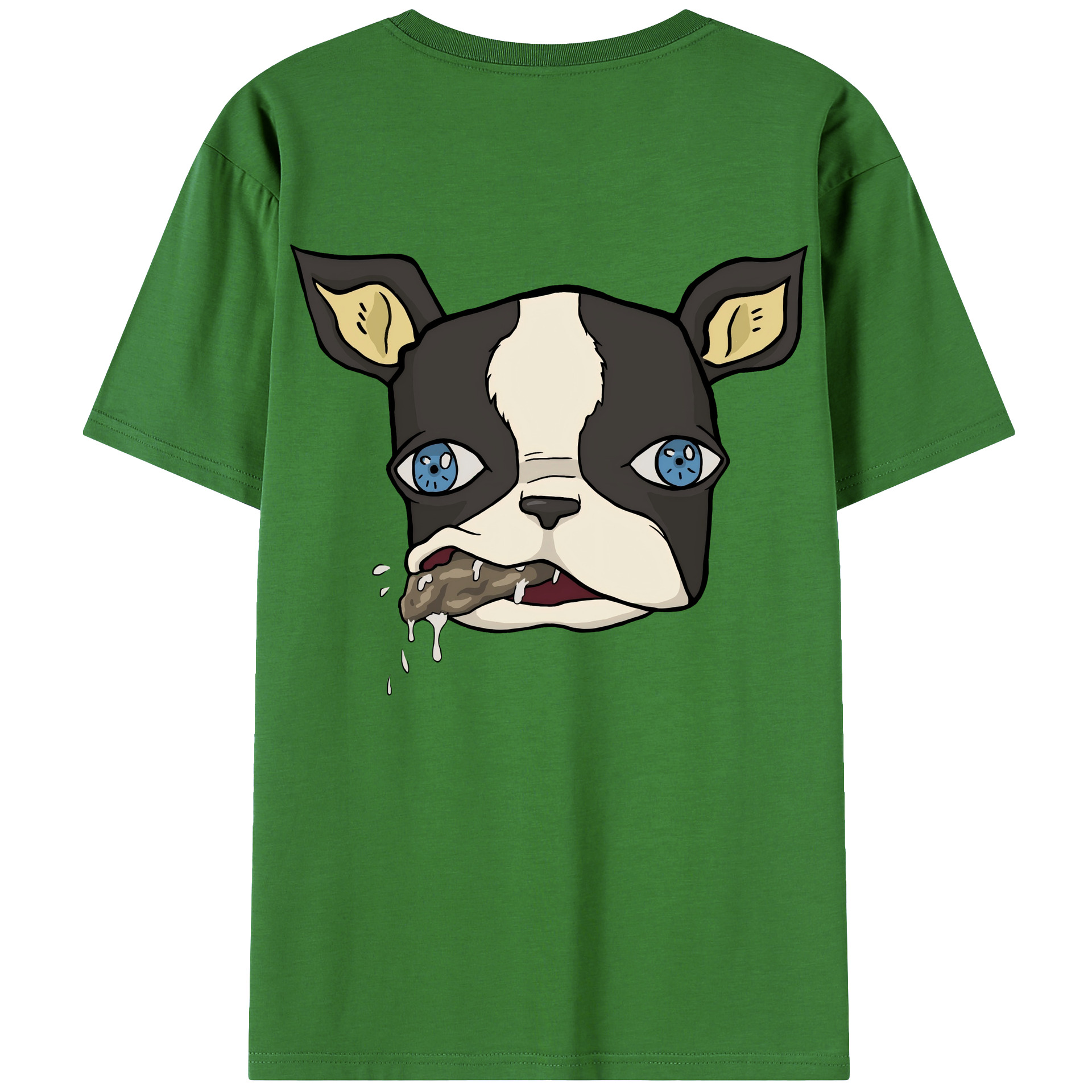 （画像用） ジョジョの奇妙な冒険 イギー JoJo's Bizarre Adventure Iggy レディース半袖Tシャツ(バックプリント)